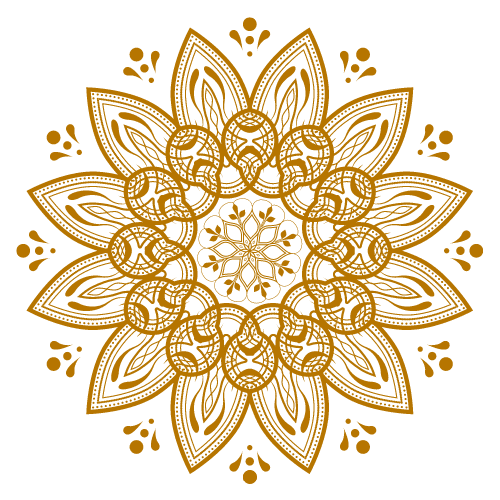 Decorative bagel pattern